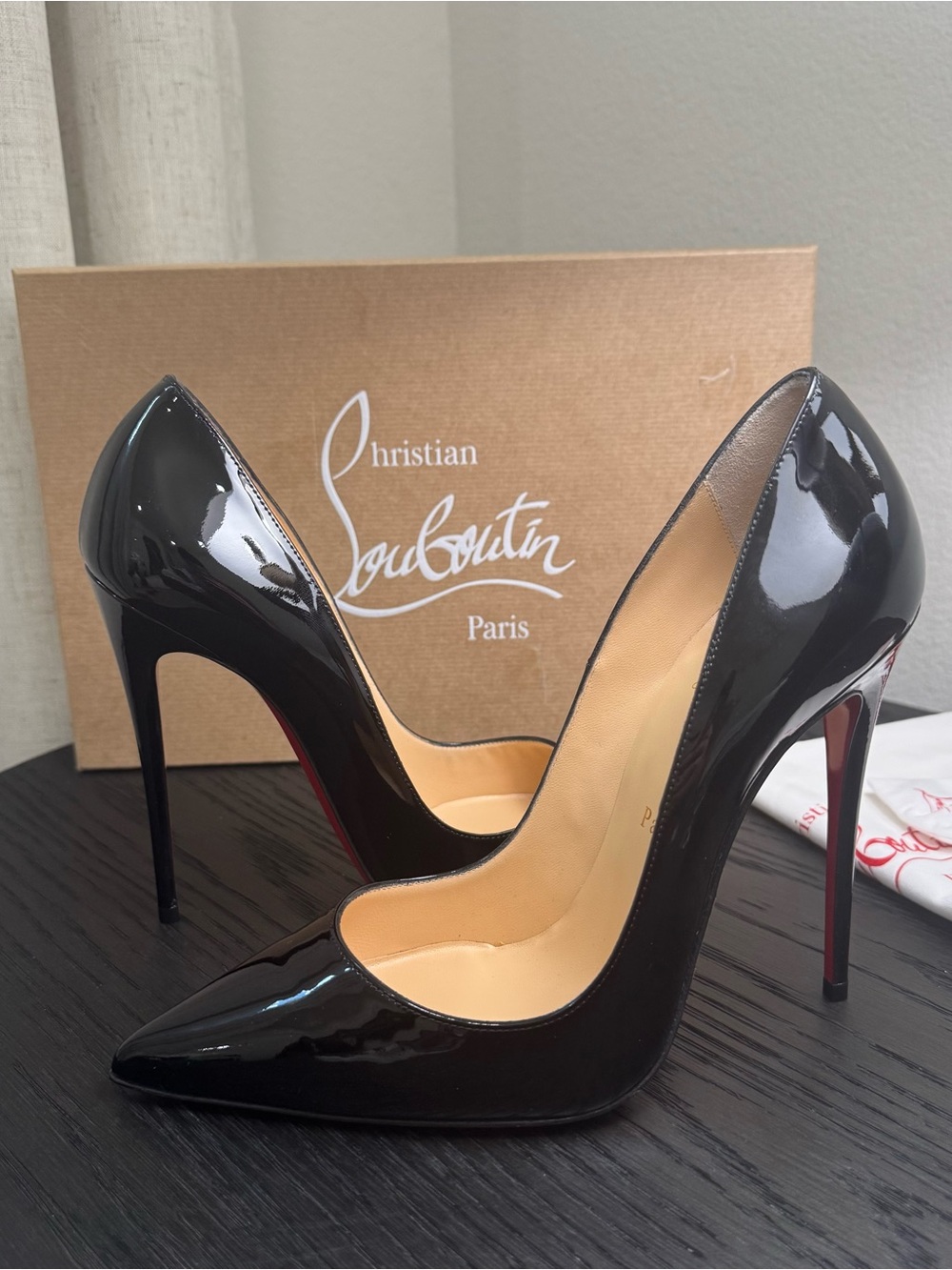 Christian Louboutin So Kate 120 Pumps Patent Black 39
